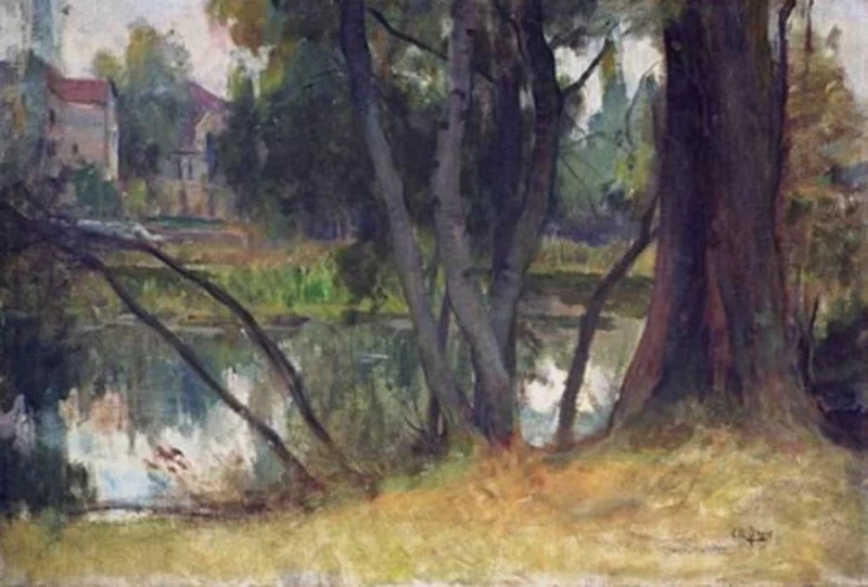 Paesaggio vicino alla sua casa a Fouras